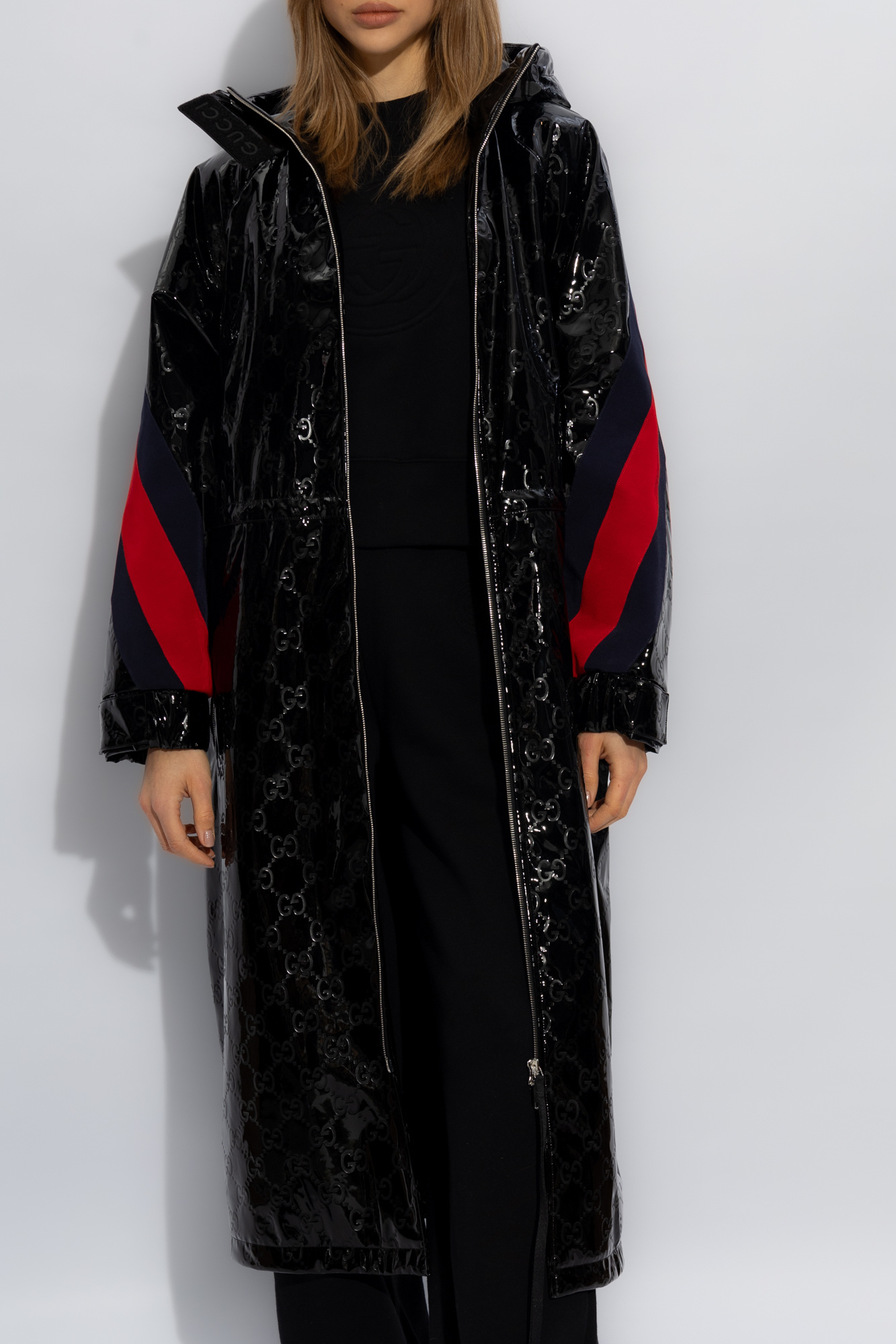 Black Coat with monogram Gucci - SchaferandweinerShops Japan